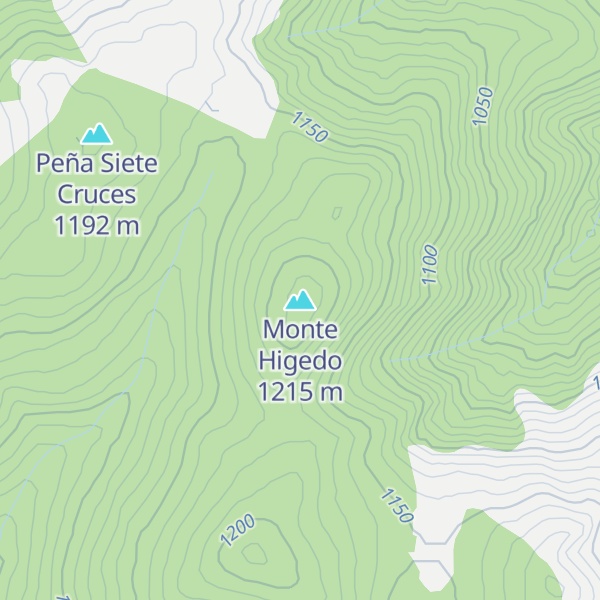 Map of Monte Higedo