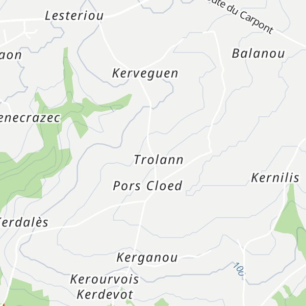 Map of Gîte de Trolann