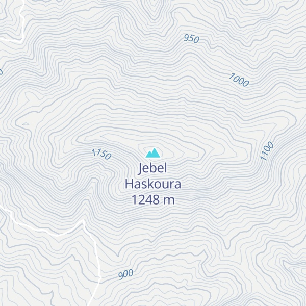 Map of Jebel Haskoura