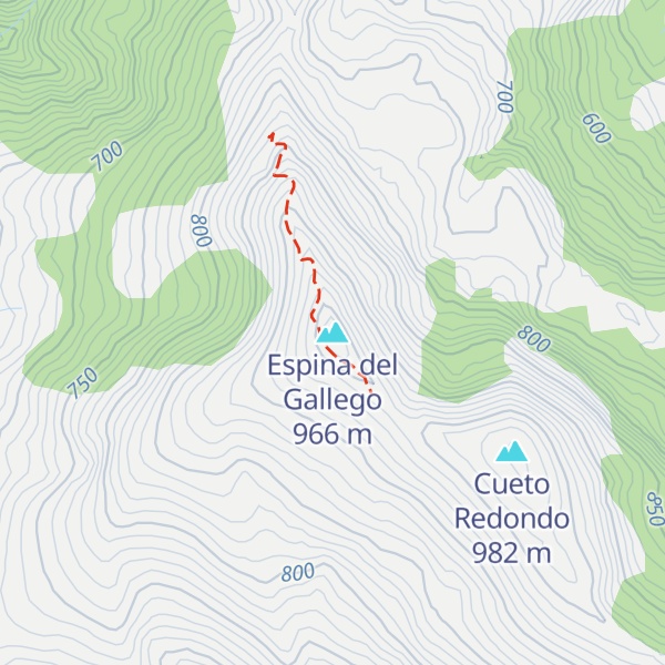 Map of Espina del Gallego
