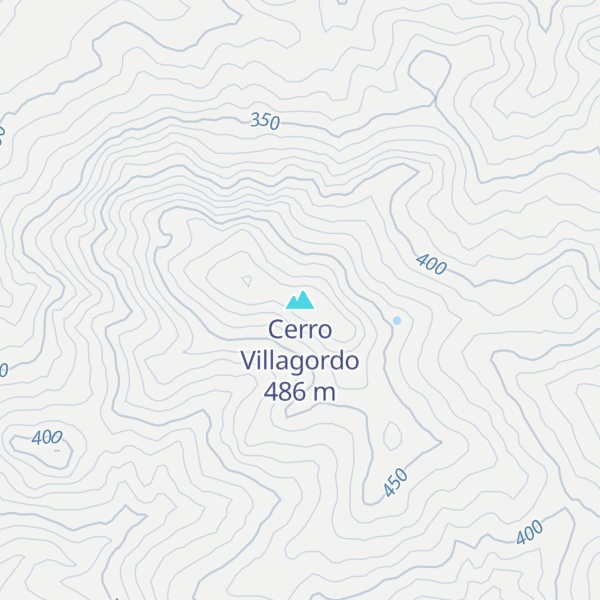 Map of Cerro Villagordo