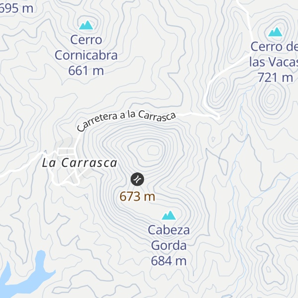 Map of El Masegoso