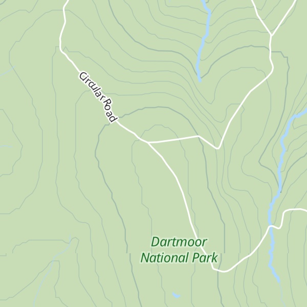 Map of Okement Hill