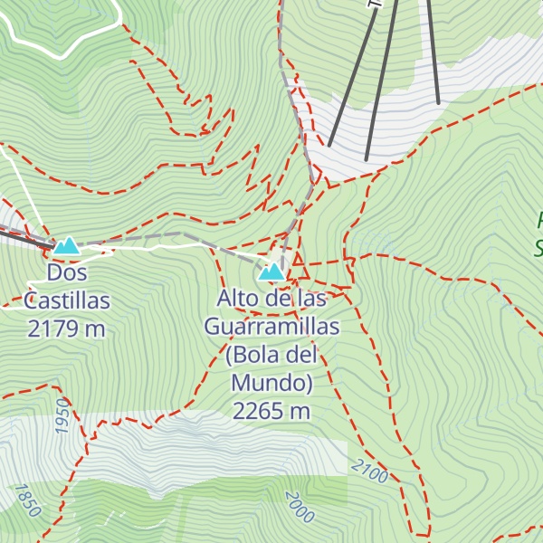 Map of Alto de las Guarramillas (Bola del Mundo)