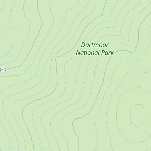 Map of Hen Tor
