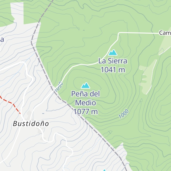 Map of Peña del Medio