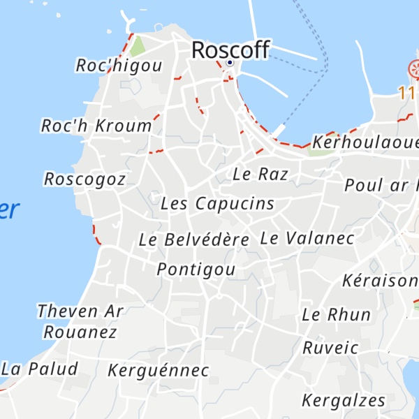 Map of Gîtes de France