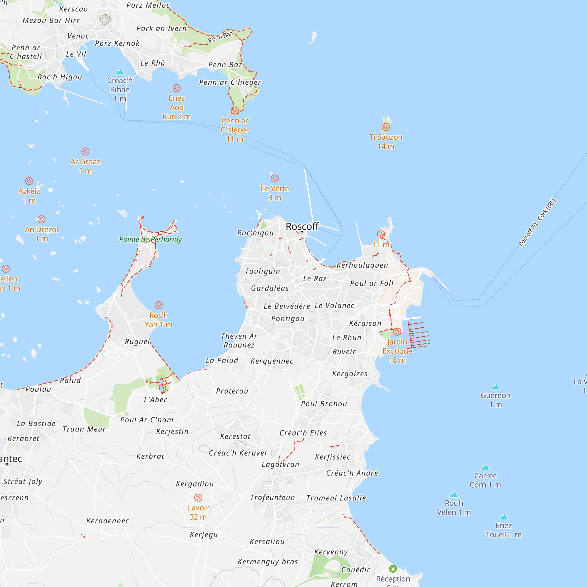 Gîtes de France map