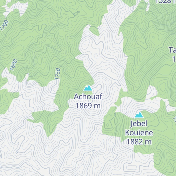 Map of Achouaf