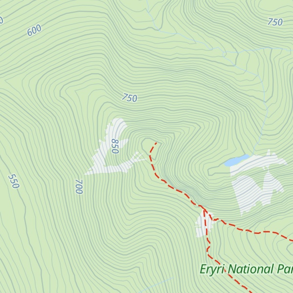 Map of Yr Elen
