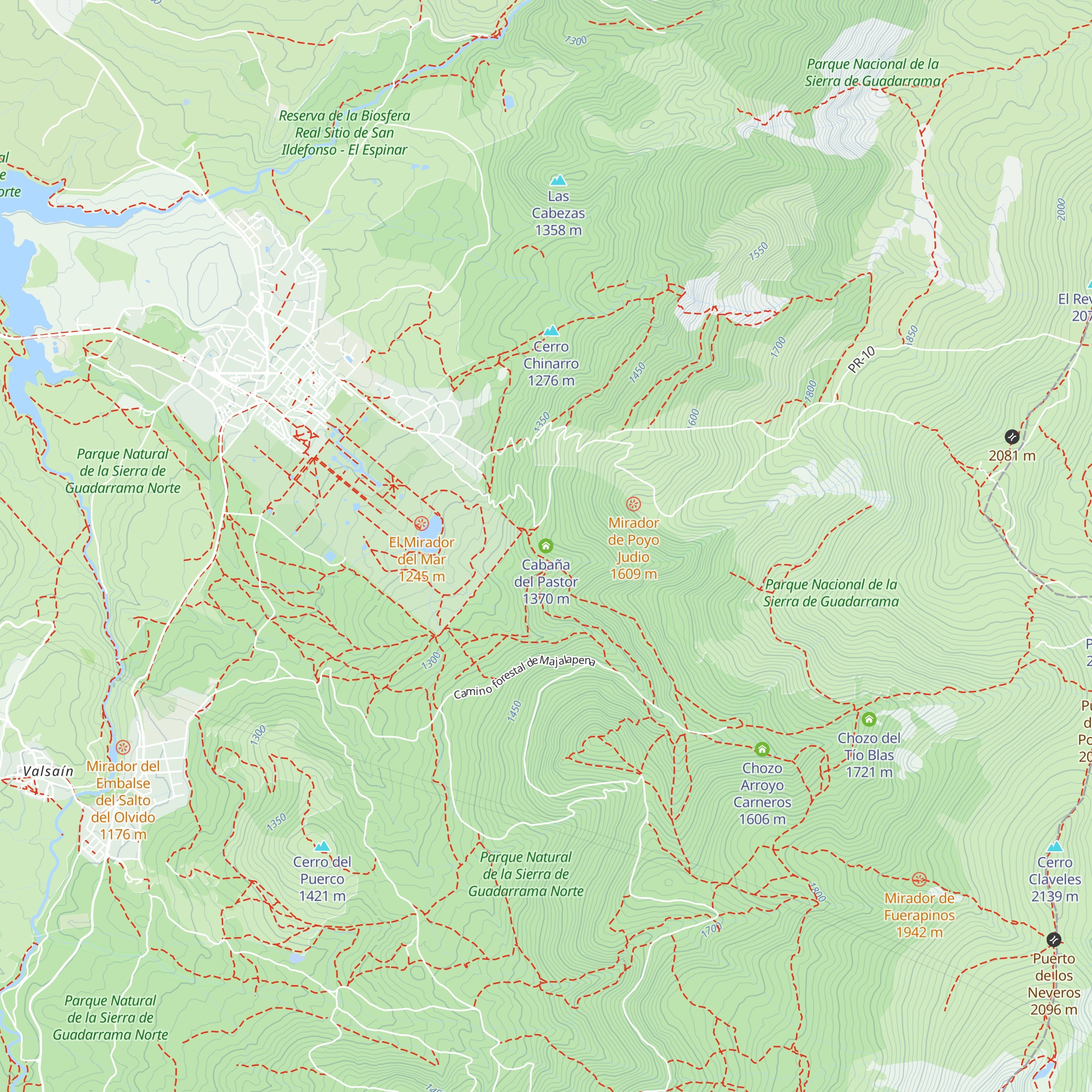 Cabaña del Pastor map