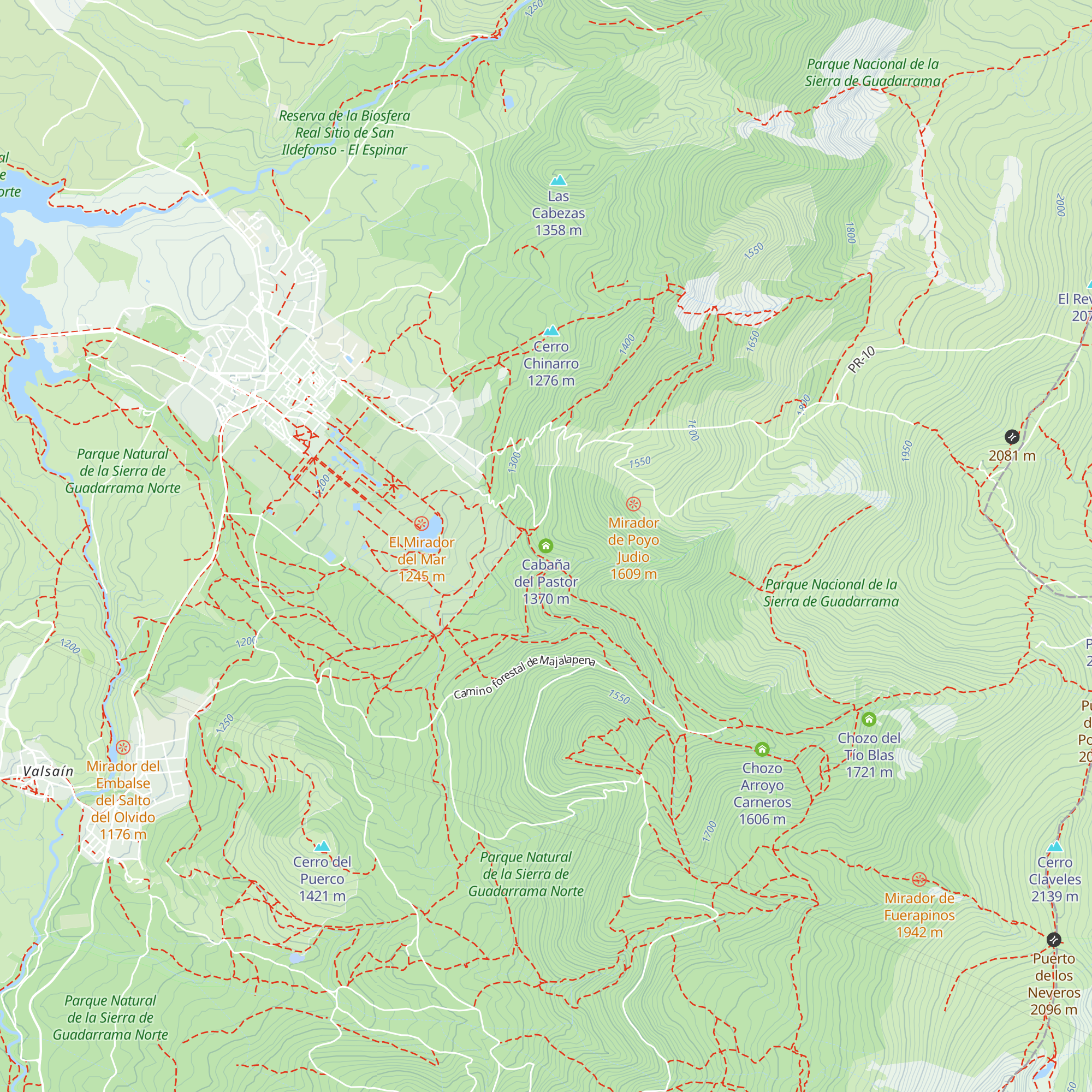 Cabaña del Pastor map