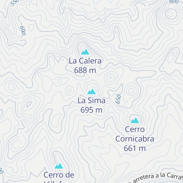 Map of La Sima