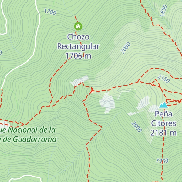 Map of Refugio de la Peña Cítores