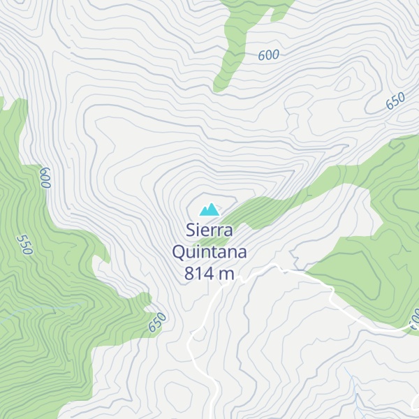 Map of Sierra Quintana