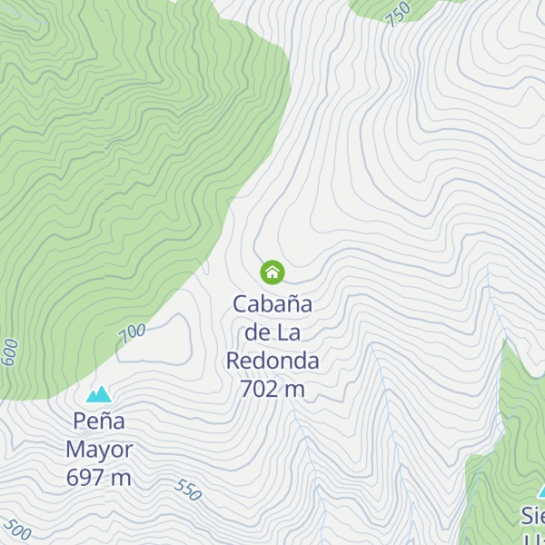 Map of Cabaña de La Redonda