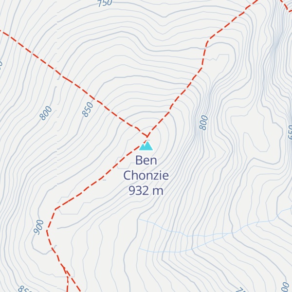 Map of Ben Chonzie