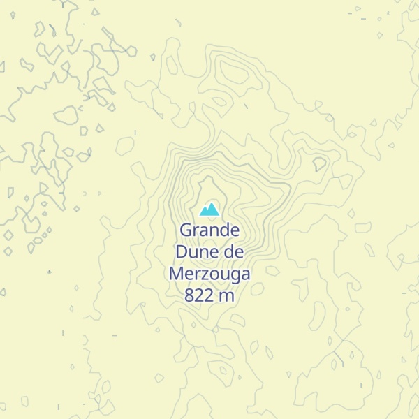 Map of Grande Dune de Merzouga
