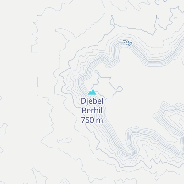 Map of Djebel Berhil