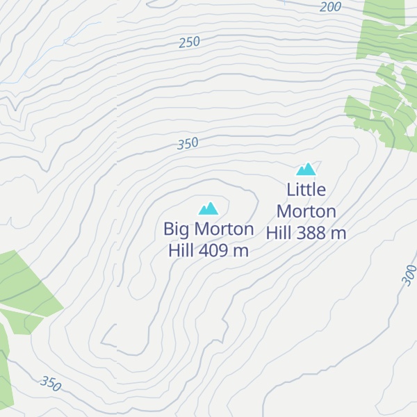 Map of Big Morton Hill