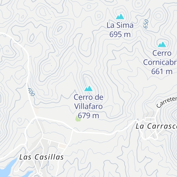 Map of Cerro de Villafaro