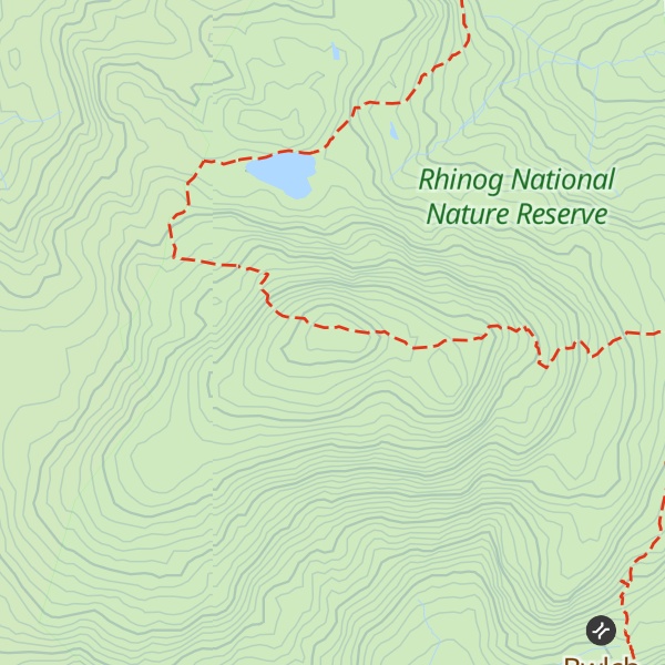 Map of Rhinog Fawr