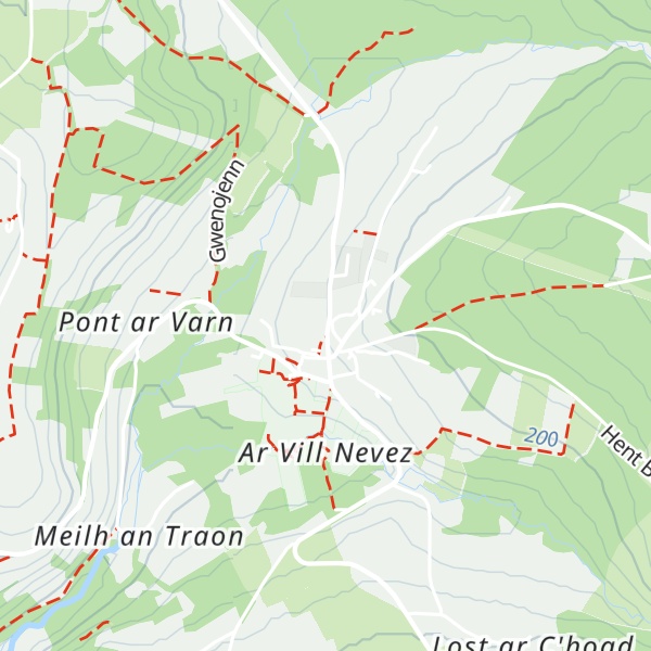 Map of Gîte d'étape Communal