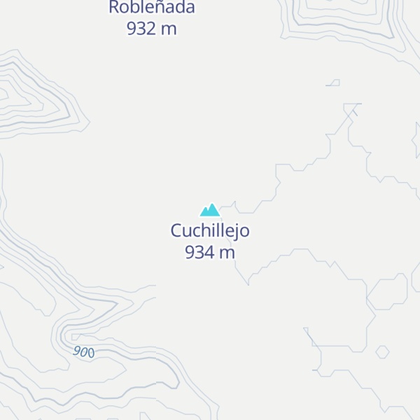 Map of Cuchillejo