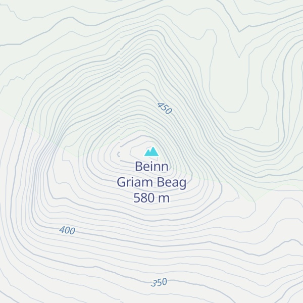 Map of Beinn Griam Beag
