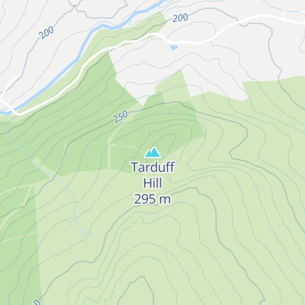 Map of Tarduff Hill