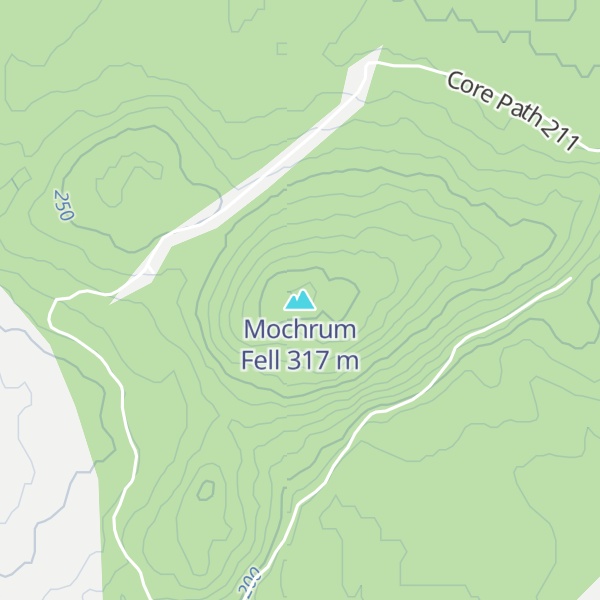 Map of Mochrum Fell