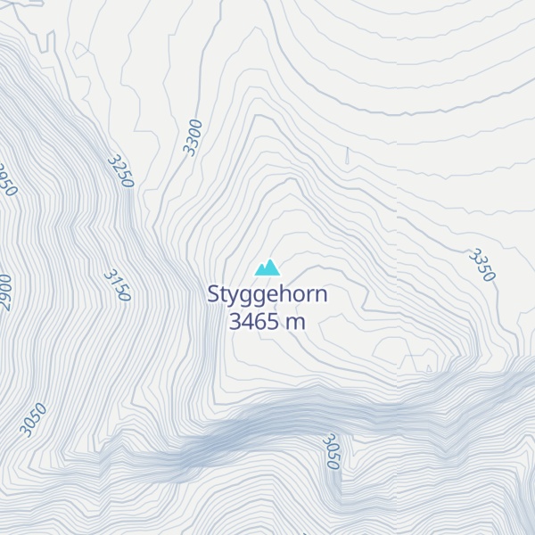 Map of Styggehorn