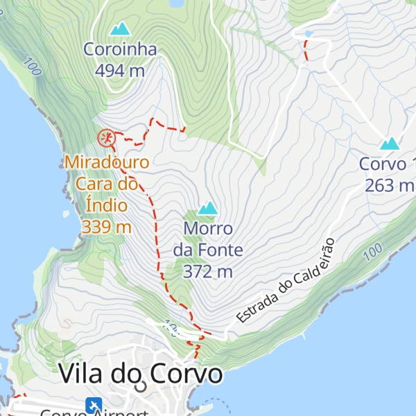 Map of Morro da Fonte