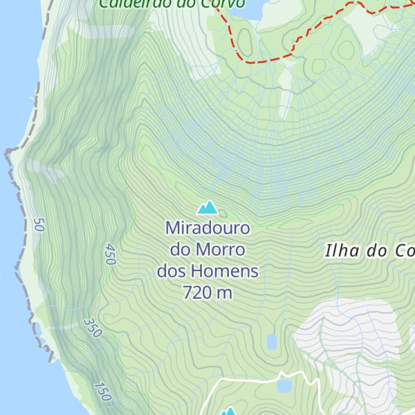 Map of Miradouro do Morro dos Homens