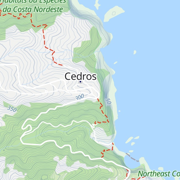 Map of Cedros