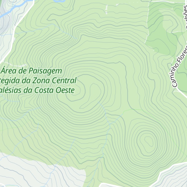 Map of Pico Caboco