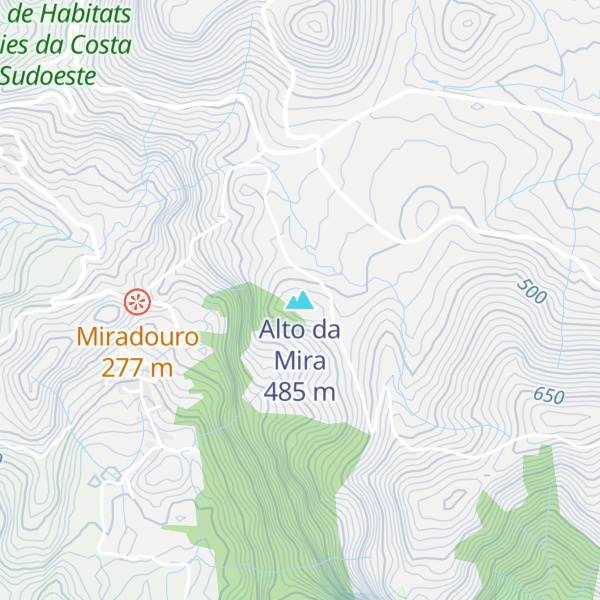 Map of Alto da Mira