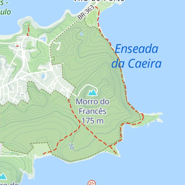 Map of Morro do Francês