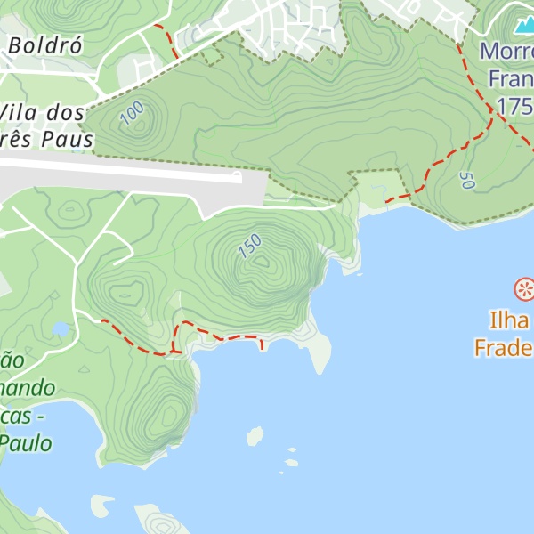 Map of Morro do Espinhaço