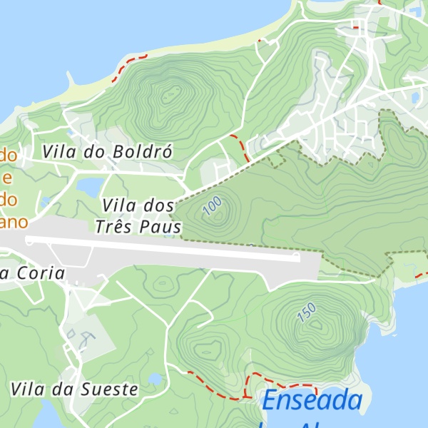 Map of Morro do Meio