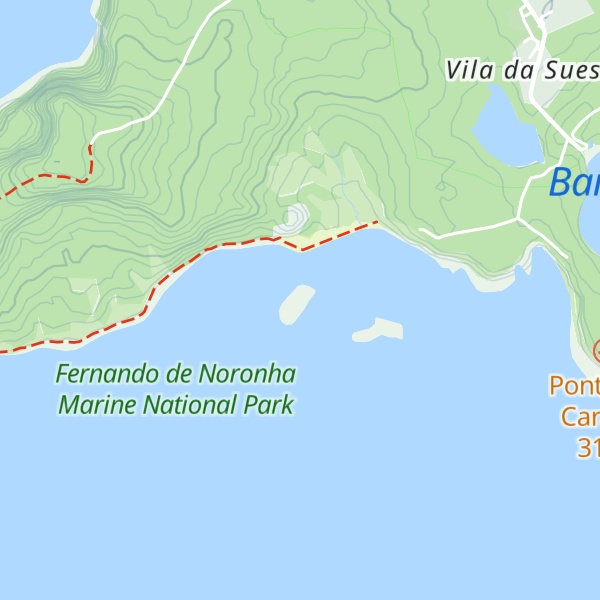 Map of Morro da Viúva