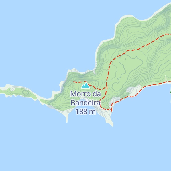 Map of Morro da Bandeira