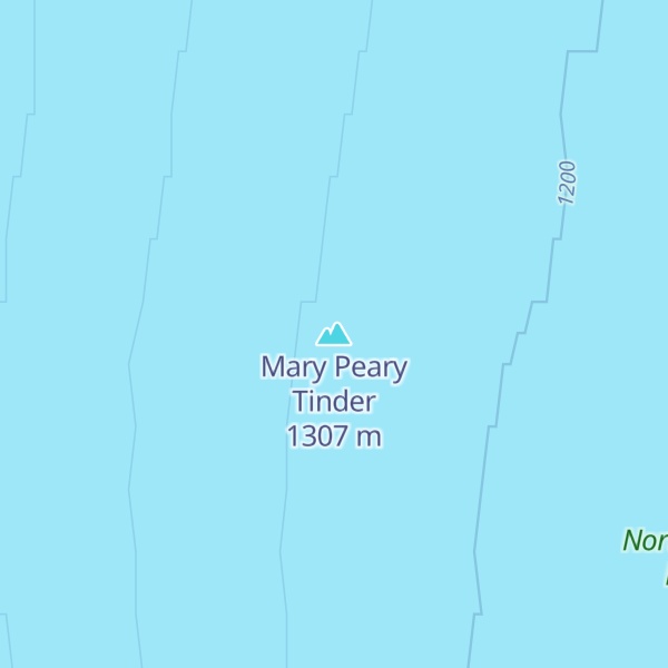 Map of Mary Peary Tinder