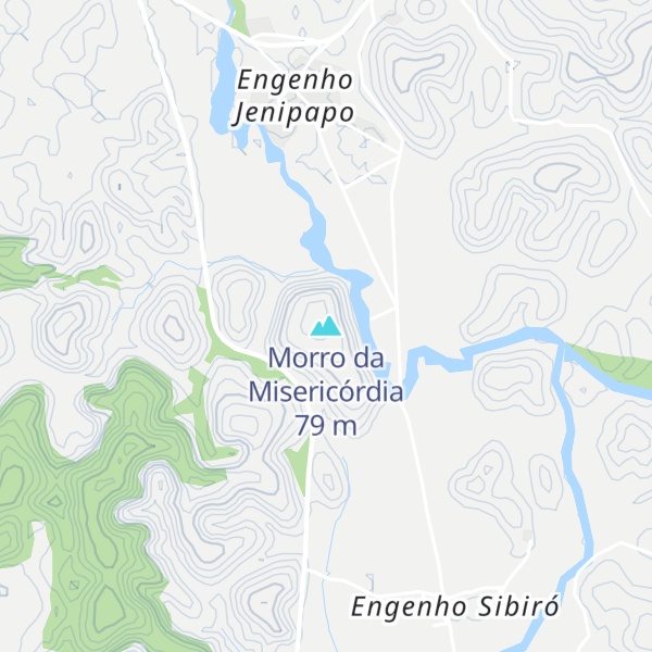 Map of Morro da Misericórdia