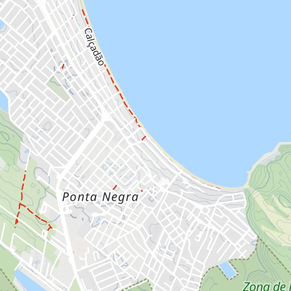 Map of Cabanas Praia