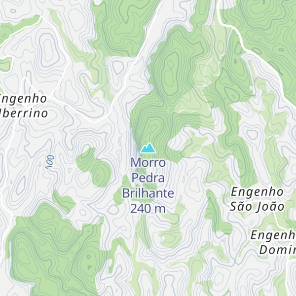 Map of Morro Pedra Brilhante