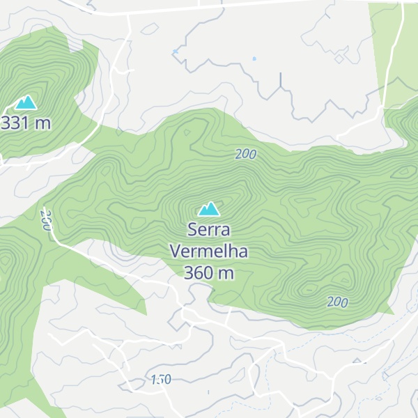Map of Serra Vermelha