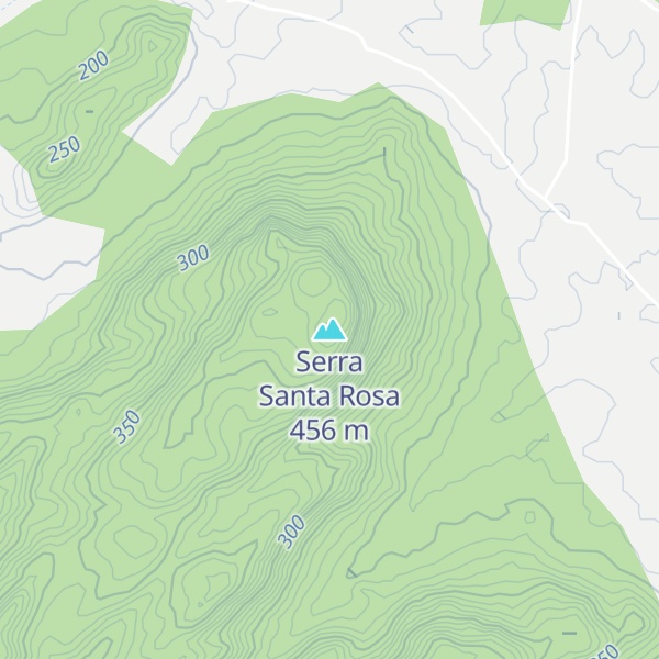 Map of Serra Santa Rosa