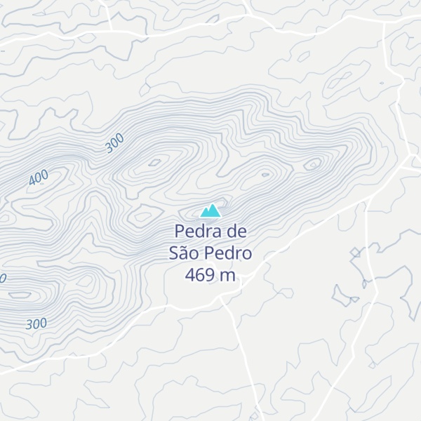 Map of Pedra de São Pedro