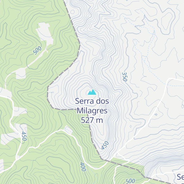 Map of Serra dos Milagres